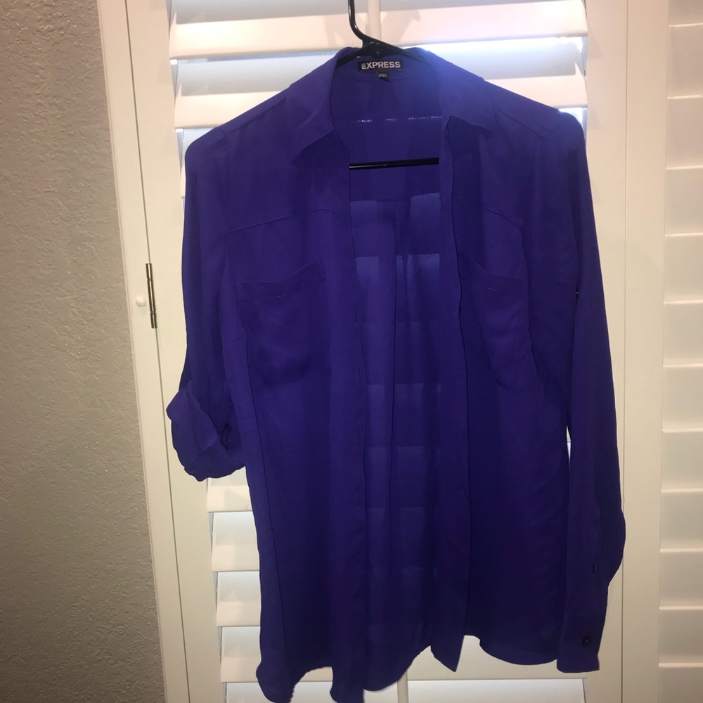 • EXPRESS dark purple portifino 💜 •